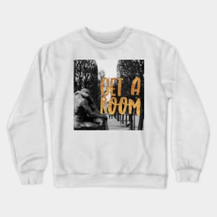 Get A Room Rodin the Kiss Sculpture Crewneck Sweatshirt